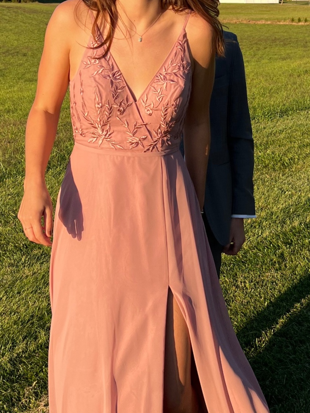 Azazie Dusty Rose Bridesmaid dress